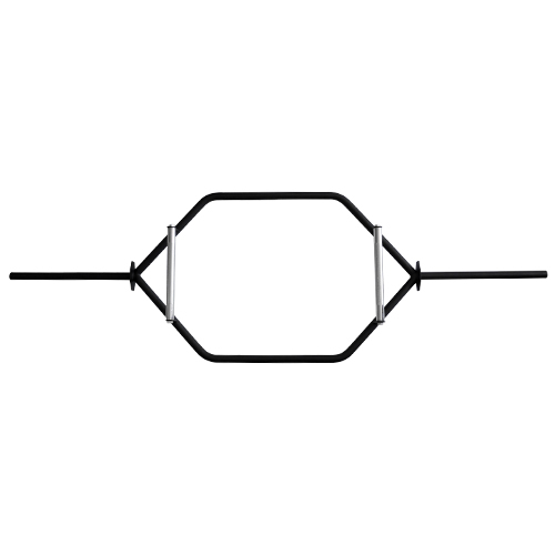 Barra Hexagonal Tubular Preta Pegada Cromada Recartilhada | Base Representações
