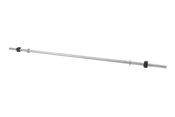 Barra Maciça Cromada Recartilhada Reta 2m Com Lock Press Mini | Base Representações