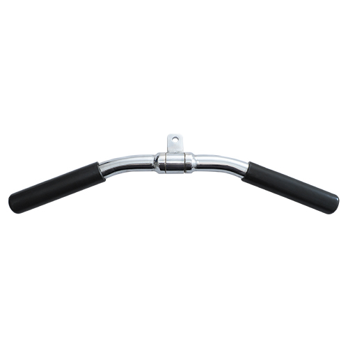 Puxador Tríceps Curvo 0,50m Cromado Com Manopla e Giro | Base Representações