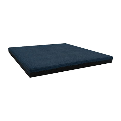 Piso Emborrachado 50x50 Preto 11mm (m² = quatro unidades) | Base Representações