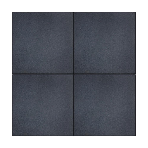 Piso Emborrachado 50x50 Preto 40mm (m² = quatro unidades) | Base Representações