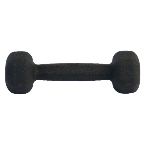 Halter Sextavado 2kg Texturizado - Preto | Base Representações