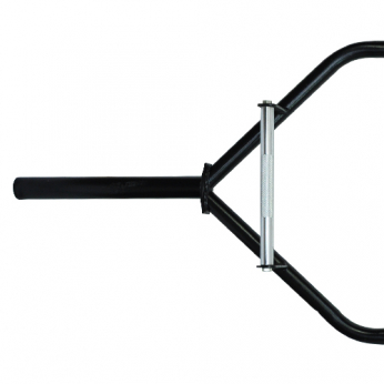 Barra Hexagonal Tubular Preta Pegada Cromada Recartilhada | Base Representações