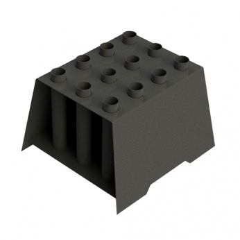 Expositor fogueteiro para 12 Barras 28mm - Box | Base Representações