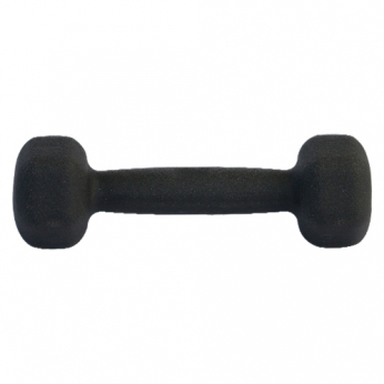 Halter Sextavado 1/2kg Texturizado - Preto   | Base Representações