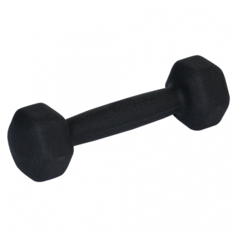 Halter Sextavado 1kg Texturizado - Preto | Base Representações