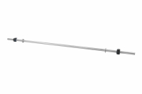 Barra Maciça Cromada Recartilhada Reta 2m Com Lock Press Mini | Base Representações