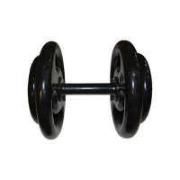 Dumbell Todo Revestido 50kg | Base Representações