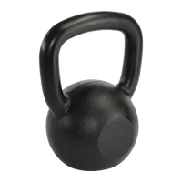 Kettlebell 26kg Pintado Preto | Base Representações